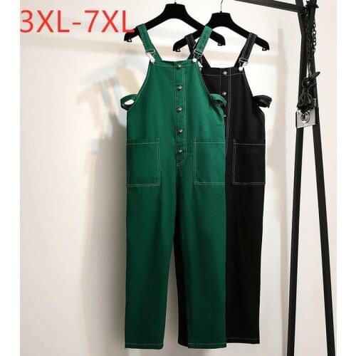 New spring autumn plus size strap skirt for women large sleeveless loose casual denim sling short skirts green 4XL 5XL 6XL 7XL