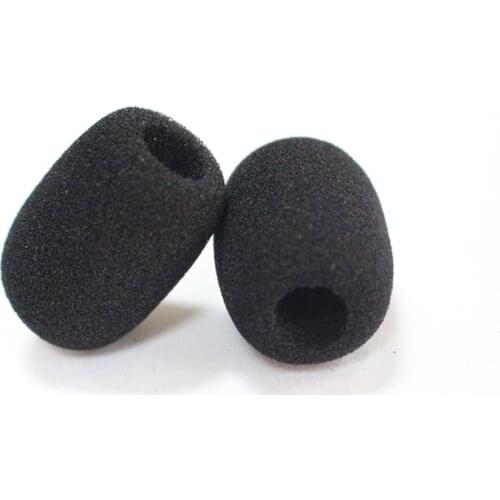 Linhuipad 4Pcs M-1132 Foam Microphone windscreens windshields with 11mm hole and 40mm overal length free shipping by post