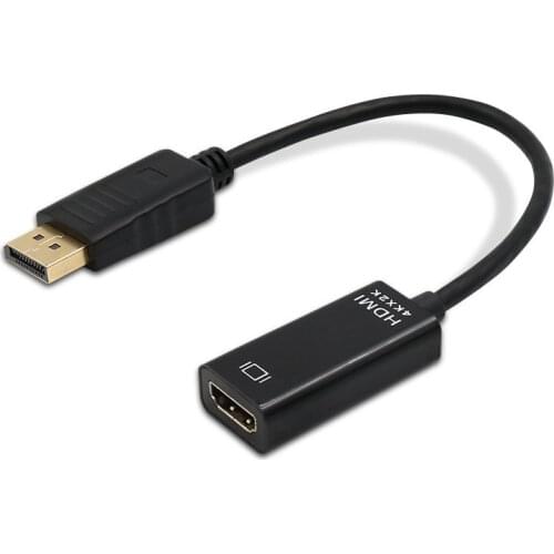 4K DisplayPort To HDMI-compatible Adapter Converter Display Port Male DP To Female HD TV Cable Adapter Video Audio for PC TV