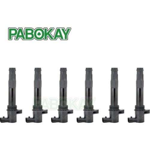 6 x Ignition Coil for Land Rover Freelander LN 75 RJ M.G ZT 160 180 190 2.5L NEC000070 NEC000070L NEC000110 NEC000110L