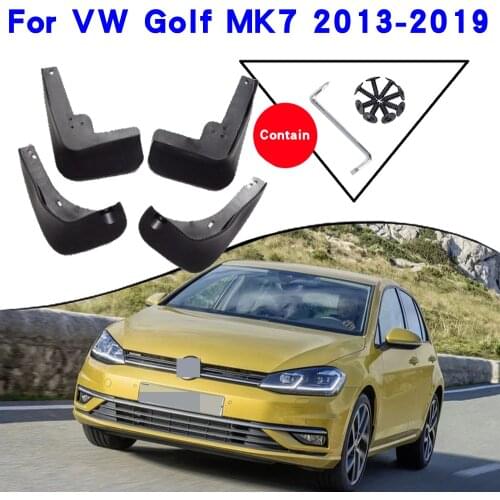 Car Fender Accessories For Volkswagen VW Golf 7 Mk7 2013-2019 Mudguards Splash Guards Fender Mudflaps Car Fender Mud Flaps