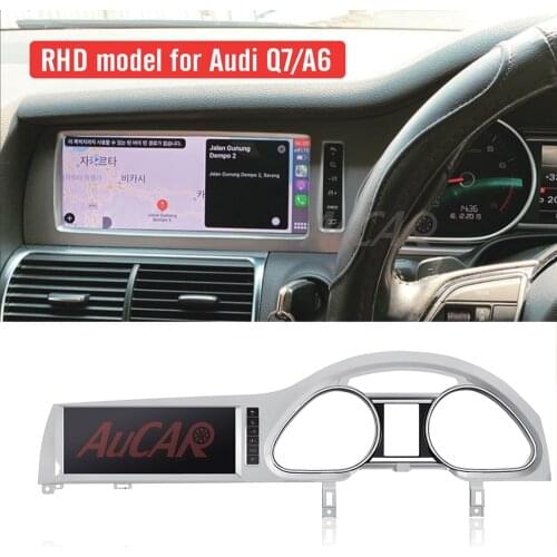 Aucar Android Car multimedia for Audi Q7 Audi A6 RHD 2005-2015 car radio Octa core GPS navigation Radio WIFI Stereo headunit