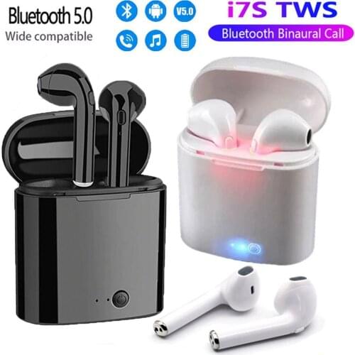 I7s TWS Wireless Earphones fone Bluetooth 5.0 Charging Stereo Sport Earbud Headphone For Xiaomi Samsung Huawei All Smart Phones