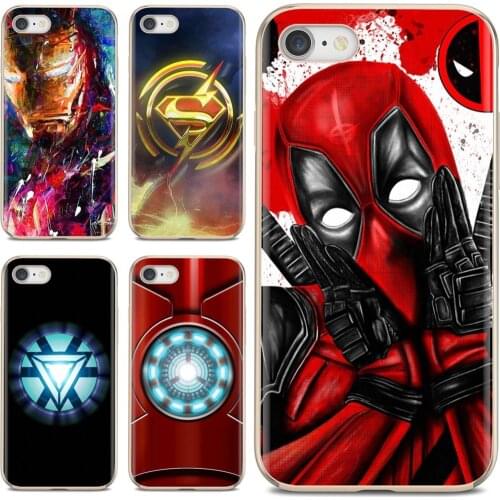 For Huawei P30 P40 P20 P7 P8 P9 P10 Lite Plus Pro 2015 2016 2017 Mini Silicone Phone Case Cover Iron-Man-Deadpool-Hero-SuperMan