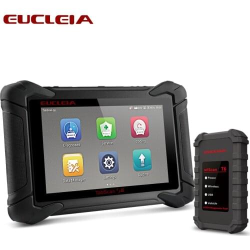 EUCLEIA S8 OBD2 Professional Scanner Full System Diagnostic Tool ECU Coding And J2534 PDU Programming ODB2 Automotive Scanner