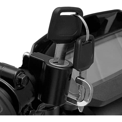 Motorcycle Helmet Handlebar Lock Anti-theft Fixed Multi-function Lock General Battery Electric Anti-theft Helmet Lock