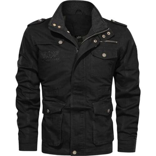 2020 New Style High Quality Thick Cotton Jackets Size Plus Windbreaker Jacket Stand Up Collar Warm Up Coat