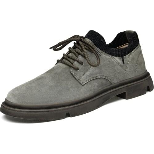 Men Shoes Autumn Winter Boots Retro Style Ankle Boots Military Boots Lace Up Casual Boots for Men Wear-resistant Boots Chelsea