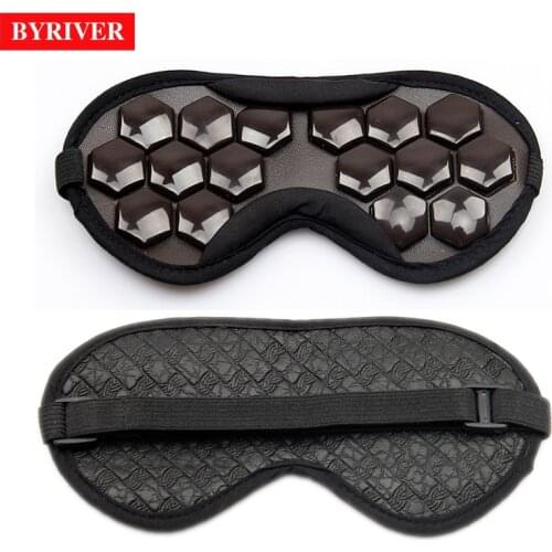 BYRIVER Real Korea Tourmaline Eye Mask Therapy Therapeutic Far Infrared Ray Eye Massager Blackout
