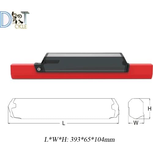 NCM Moscow / Aspen eMTB bike High power Replacement Battery 36V 48V 250W 350W 500W 750W ID Plus short type battery with charger