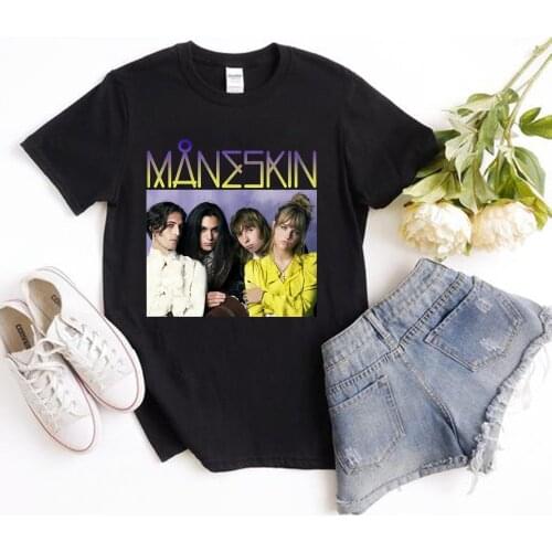 New Arrival Maneskin Shirt Damiano David Maneskin T-Shirt Maneskin Zitti E Buoni Unisex T Shirt Rock Band Maneskin Shirt