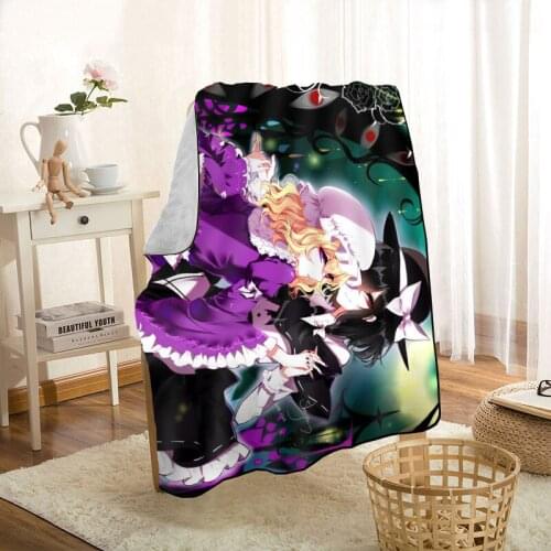 Renko Usami Anime Girl Blanket Custom Super Soft Warm Microfiber Fabric Blanket For Couch Throw Travel Adult Blanket 0318