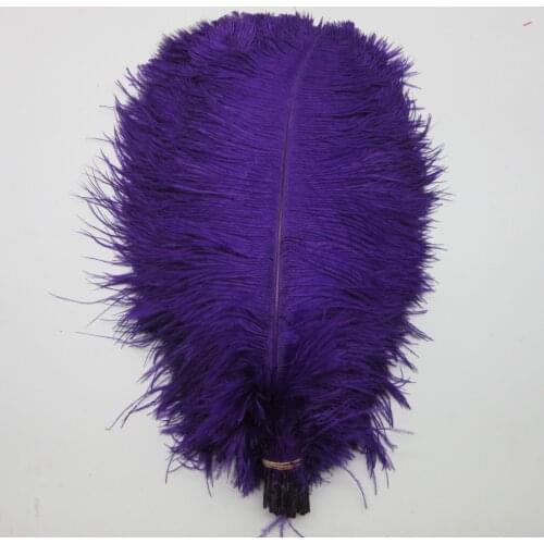 Wholesale Natural Ostrich Feathers 15-65CM 6-28 Inch DIY Carnival Decor Party Wedding Decorations Purple Ostrich Feather plume