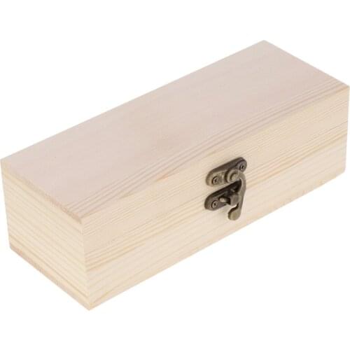 Portable Earrings, Rings Wooden Jewelry Box Trinket Earrings Storage Organizer Chest