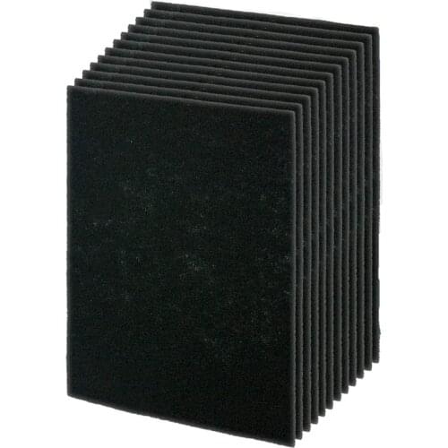 12PCS Precut for HPA200 Premium Carbon Activated Pre Filters Compatible with HW Air Purifier Models 200, 202, 204, 250B