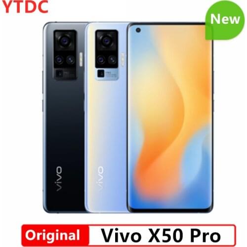Vivo X50 pro 5G 60x Super Zoom Snapdragon 765G Celular 4315mAh 33W Dash Charge NFC 48MP Quad Rear Camera 6.56'' 90Hz Smartphone