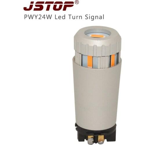 JSTOP led turn lights 12-24V canubs pwy24w car light bulbs 1860SMD No error No Hyper Flash Amber led front Rear Turn Signal