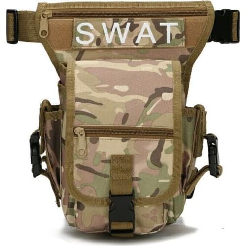 Hot Military Leg Waist Pack Weapons Tactics Outdoor Sport Special Waterproof Drop Utility Thigh Pouch Hunting Bags