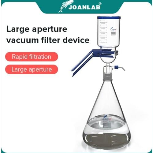 JOANLAB 2L 5L Large Diameter Vacuum Filtration Apparatus Laboratory Glass Equipment Sand Core Liquid Solvent Membrane Filter
