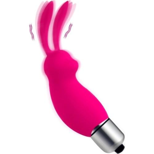 G Spot Rabbit Vibrator Clitoris Stimulator G-spot Massager Silicone Dual Vibration Erotic Sex Toy for Women Female Masturbator