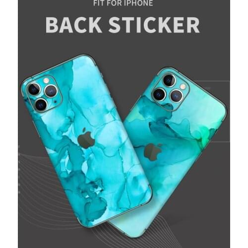 Water bubble pattern mobile phone skin simple back sticker 3M waterproof for phone 6/7/8/8plus/x/xs max/11/11pro max/12/12pro