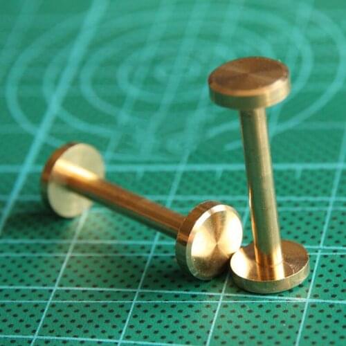 1PCS 22mm Brass Set Screw Rivet Wallet Bag belt Chicago Leather Craft DIY Handmade Garment Car Key Nail Hardware Part Fastener