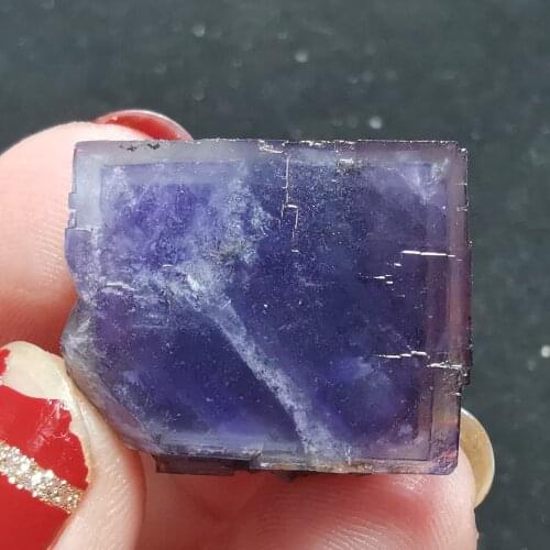 14.9gNatural rare purple fluorite cluster mineral specimen stone and CRYSTAL HEALING CRYSTAL QUARTZ GEM