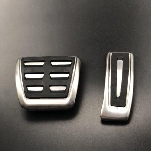 Car-styling Brake Accelerator Fuel Pedals Pad Case For Audi A1 A4 B8 B9 A5 S5 A6 A7 A8 Q5 SQ5 Q7 8R LHD RHD Car Accessories