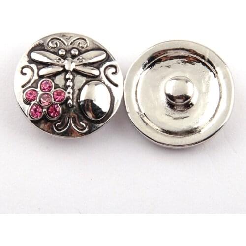 Free drop shipping 1.8-2cm alloy dragonfly design charm DIY button metal charms