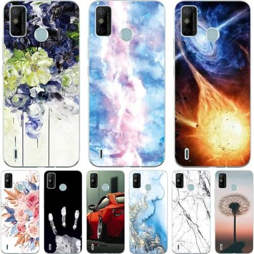 Phone Bags & Cases For Tecno Spark 6 6 Air 6 GO 2020 Cover Soft Silicone Fashion Marble Inkjet Painted Shell Bag