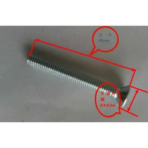 For Carbon steel galvanized / color zinc Phillips countersunk head machine screws / flat machine M5 * 40/50/55/60 GB819