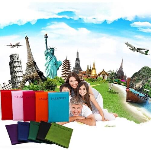 Travel Accessories Vintage Passport Holder Id Cover Portable Bank Card Passport Business Pu Leather Case Outdoor Supplies