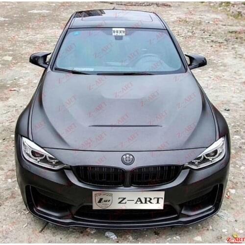 Z-ART for BMW F30 CS engine hood F31 F32 F33 F34 F36 carbon fiber CS engine cover for BMW 3 series 4 series CS engine hood