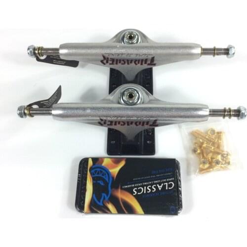 Skateboard Truck 149mm Size Hollow One Pair High-grade Metal Bearing Screw Trucks 5.5 Inch