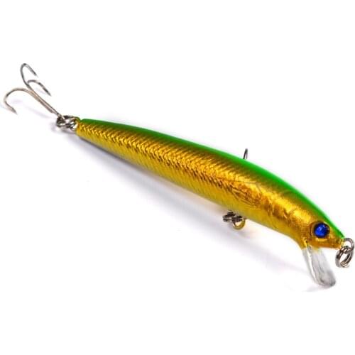 HiUmi 1oiece of hard bait bait tight slow shake floating 8.5 g 9.5 cm Spanish mackerel bait hook with three random colors