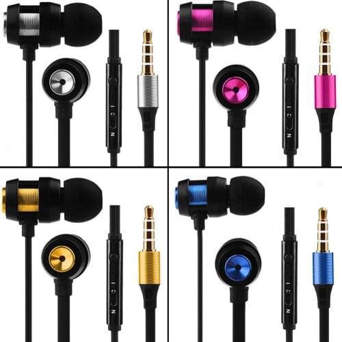 3.5mm In-ear Game Headphone Noodle Cable with Microphone In-ear Headphone Stereo Headphone iPhone Sports Headphone