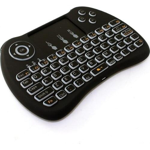 Raspberry Pie Mini Keyboard with Or without a Wire 2.4G Bluetooth Backlight Mini Keyboard Mouse 2-in-All-in-one