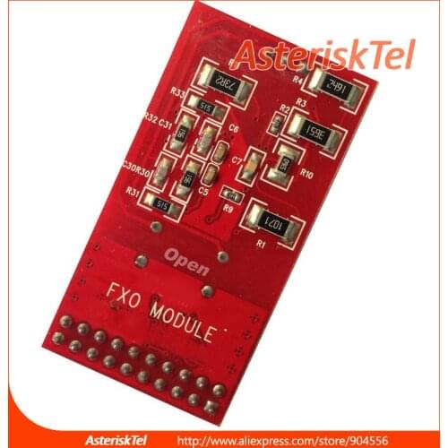 5 units X100M FXO Module for Digium TDM400p / TDM410P / AEX410 ,FXO-100 FXO module FXO daughter card