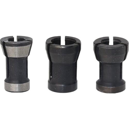 Adapter Collet 6mm 6.35mm 8mm Engraving Machine Chuck Trimming Machine Chuck Woodworking Accessories Router Milling Cutter