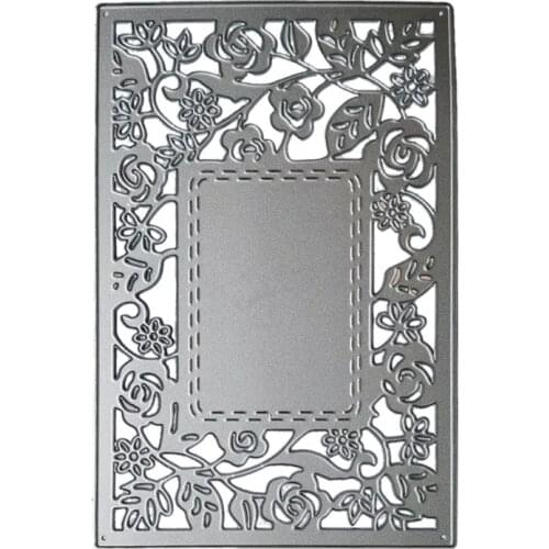 Rose Cover Metal Cutting Dies Stencil Scrapbooking DIY Album Stamp Paper Emboss