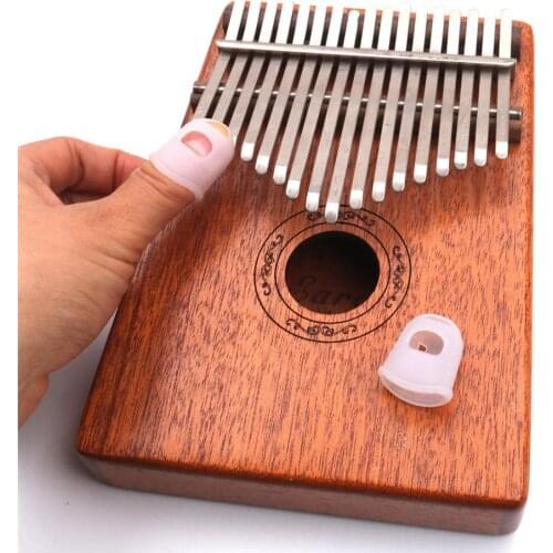Silicone Finger Cover(2Pcs) Super Thin and Anti-slip Design Relief Finger Pain for Kalimba Thumb Piano Musical Instrument
