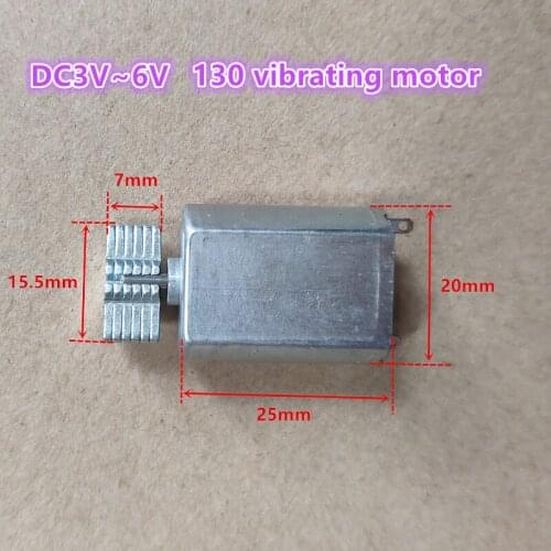 Brand new 3V 6V vibrating motor 15*20*25mm 130 DC motor for massager