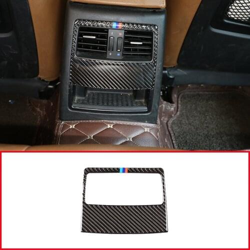 Carbon Fiber For BMW E90 E92 E93 3 Series 2005-2012 Car Rear Air Vent Frame Trim Accessories