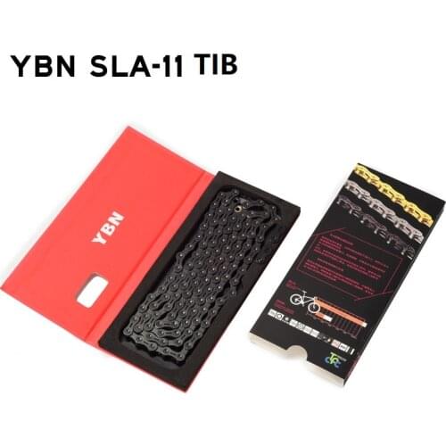 YBN 11S MTB Road Bike Chain 11 Speed Black Diamond Hollow 22s 33S Chains for Shimano SRAM Campanolo System Bike Parts