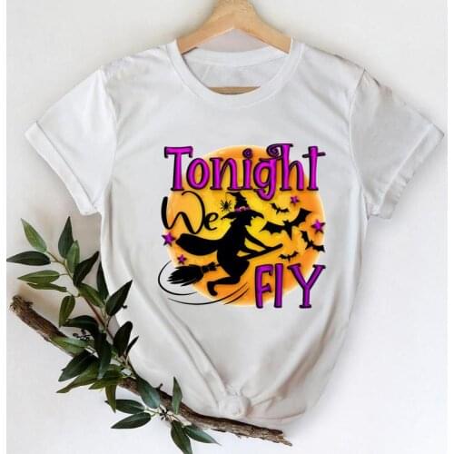 Clothing Watercolor Pumpkin 90s Female Tees 2021 Top Print T-Shirt Women Autumn Fall Thanksgiving Halloween Graphic Tshirt T