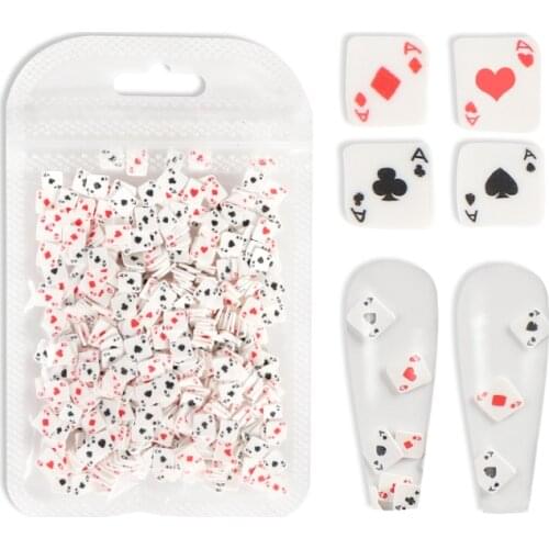 10g Poker Nail Sequins Flake Clay Slice Nail Art Decoration Accessories For DIY Manicure Design