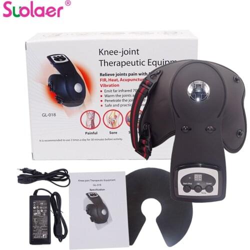 Physiotherapy Machine Far Infrared Heat Therapy Magnetic Elbow Shoulder Arthritis Vibrate Massager Knee Joint Pain Relieve Item