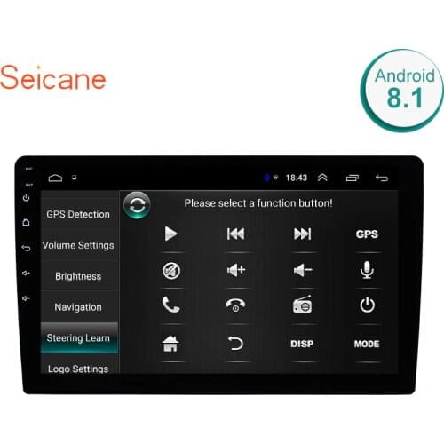 Seicane Car Radio For Universal HD Tochscreen 9 Inch Android 9.1 2din Bluetooth Wifi GPS Stereo Multimedia Player Head Unit