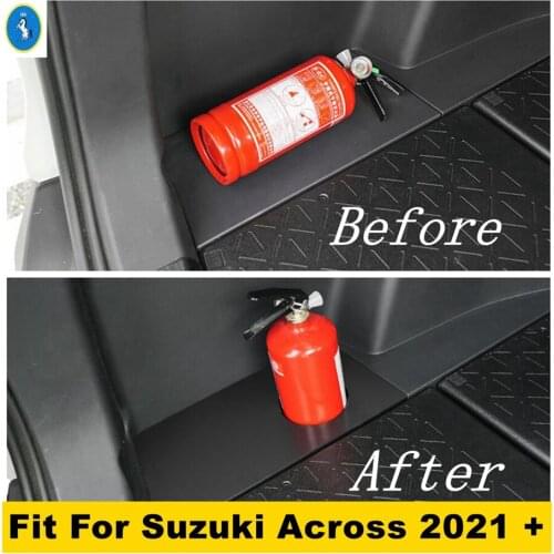 Auto Accessories Boot Fire Extinguisher Support Beverage Cup Holder Trunk Rack Storage Case Cover Kit Fit For Suzuki Across 2021