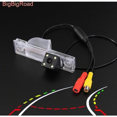 BigBigRoad Car Intelligent Dynamic Trajectory Tracks Rear View Camera For Roewe 350 / MG GT 350 2010 2011 2012 2013 2014 2016